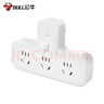 公牛（BULL）插座扩展器一转多/一转三插座/转换插头/转换器/插排/插线板 适用卧室厨房  3位总控GN-9603K白色 实拍图