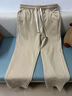 顶峰保罗（Dingfengbaoluo）休闲裤子男士春夏季宽松垂感长裤运动阔腿直筒裤DDF05卡其2XL 实拍图