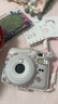 INSTAX富士instax立拍立得 一次成像相机 mini12（mini11升级款）茉莉白 实拍图