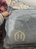 雅鹿冬季牛奶绒枕套家用枕头套48x74cm单人保暖刺绣枕套+枕芯一对装 H-冰川灰【加厚 不掉毛】 48x74cm枕套一只装 实拍图