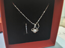 周百福【1000+家门店】四叶草项链女士银吊坠新年生日情人节礼物送女友 实拍图