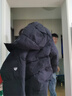 诺诗兰（NORTHLAND）秋冬户外男女羽绒服防寒保暖可升温三防高蓬鹅绒羽绒外套面包服 纯黑色-91E 170 实拍图