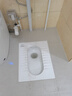九牧（JOMOO）卫生间蹲便器厕所家用蹲坑不挂污易清洁蹲厕陶瓷14095-1/21P-2 实拍图