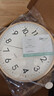 康巴丝（Compas）挂钟客厅 12英寸简约静音客厅石英钟表挂墙时钟 C2866 金色30.5cm 实拍图