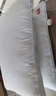 南极人（Nanjiren）枕头一对套装家用睡眠深度枕芯羽丝绒单人五星级酒店枕软枕双人枕 梦叶草-双边立体普通白【2只装】 48x74cm 实拍图