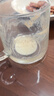 乐美雅 钢化玻璃杯泡茶杯牛奶杯微波炉水杯家用带把耐热茶杯早餐麦片杯 诺卡+透明玻璃盖380ml1只 实拍图
