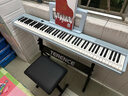 特伦斯折叠钢琴88键便携式电钢琴成人儿童电子琴重力度键盘V30pro钢琴 时尚白+专用琴包+Z琴架 实拍图