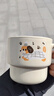网红新款叠叠马克杯宿舍家用可爱狗陶瓷杯水杯礼物茶杯咖啡杯 奶油色 1个 280ml 奶白礼帽小狗叠叠杯【无盒装】 实拍图