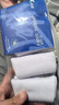 特步男袜跑步运动袜五双装纯色中袜5A抗菌户外训练四季夏秋透气 实拍图
