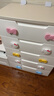 爱丽思收纳柜抽屉式简易衣柜五斗柜储物柜玩具收纳KITTY可爱5层置物柜 实拍图
