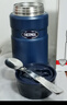 膳魔师（THERMOS） 焖烧杯大容量保温饭盒316L不锈钢闷粥杯焖烧罐保温桶饭桶TCLE 蓝色 720ml 实拍图