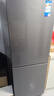 美的（Midea）182L双开门两门小户型家用客厅租房宿舍冰箱可冷藏冷冻双温小巧不占地低音运行BCD-182M 实拍图