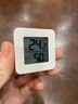 温湿度计婴儿房室内家用车内电子温湿度计迷你便携高精度传感器可壁挂 智能温湿度计-白色小巧*1 实拍图