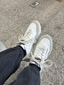 卡帝乐鳄鱼男鞋春季百搭鞋子男厚底老爹鞋男士时尚休闲运动鞋 995 白灰 41 实拍图