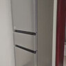 海尔（Haier）「真省电」217L三门小冰箱黑金净化一级能效风冷无霜星辉银BCD-217WGHC3E9S9国家补贴 实拍图