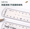 马培德（Maped）【开学必购】15cm柔软直尺 透明柔韧耐用可弯曲刻度尺 初高中小学绘图考试学习尺子 279100CH 实拍图