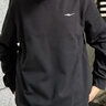 鸿星尔克卫衣男春夏季新款户外通勤休闲跑步运动服上衣套头衫长袖卫衣男装 【1067】正黑-加绒款 XL 实拍图