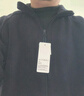 优衣库男装女装摇粒绒拉链茄克/长袖外套廓系夹克479792 69 藏青色 L 实拍图