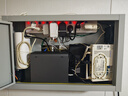 萤石海康机柜2U网络机柜壁挂式小墙柜4U挂墙3U交换机柜监控弱电箱定制2U，350高，灰白色，普通型0.7厚 实拍图