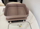 美的（Midea）电火锅鸳鸯锅火锅专用锅多功能锅料理烤肉锅分体式多功能一体电锅0氟钛陶电煮锅HGS352866S 实拍图
