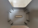 禧天龙大承重坚固防滑塑料凳子 换鞋方凳浴室凳 耐磨椅子 中凳 灰色 实拍图