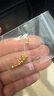 喜上眉梢喜饰黄金古法金珠999足金散珠硬金光面磨砂转运珠路路通圣诞礼物 4mm 重工古法珠单颗  0.25 实拍图