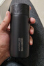 炊大皇迷你保温杯316不锈钢长效口袋保温杯 男女车载便携水杯 黑色225ml 实拍图