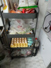 甄严选推车置物架落地多层收纳架宿舍移动零食架厨房架子铁艺带轮储物架 【加厚碳钢】四层枪灰色送滑轮 实拍图