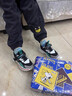 SNOOPY史努比童鞋男童运动鞋冬季短绒加棉跑步鞋保暖棉鞋3933A深蓝米29 实拍图