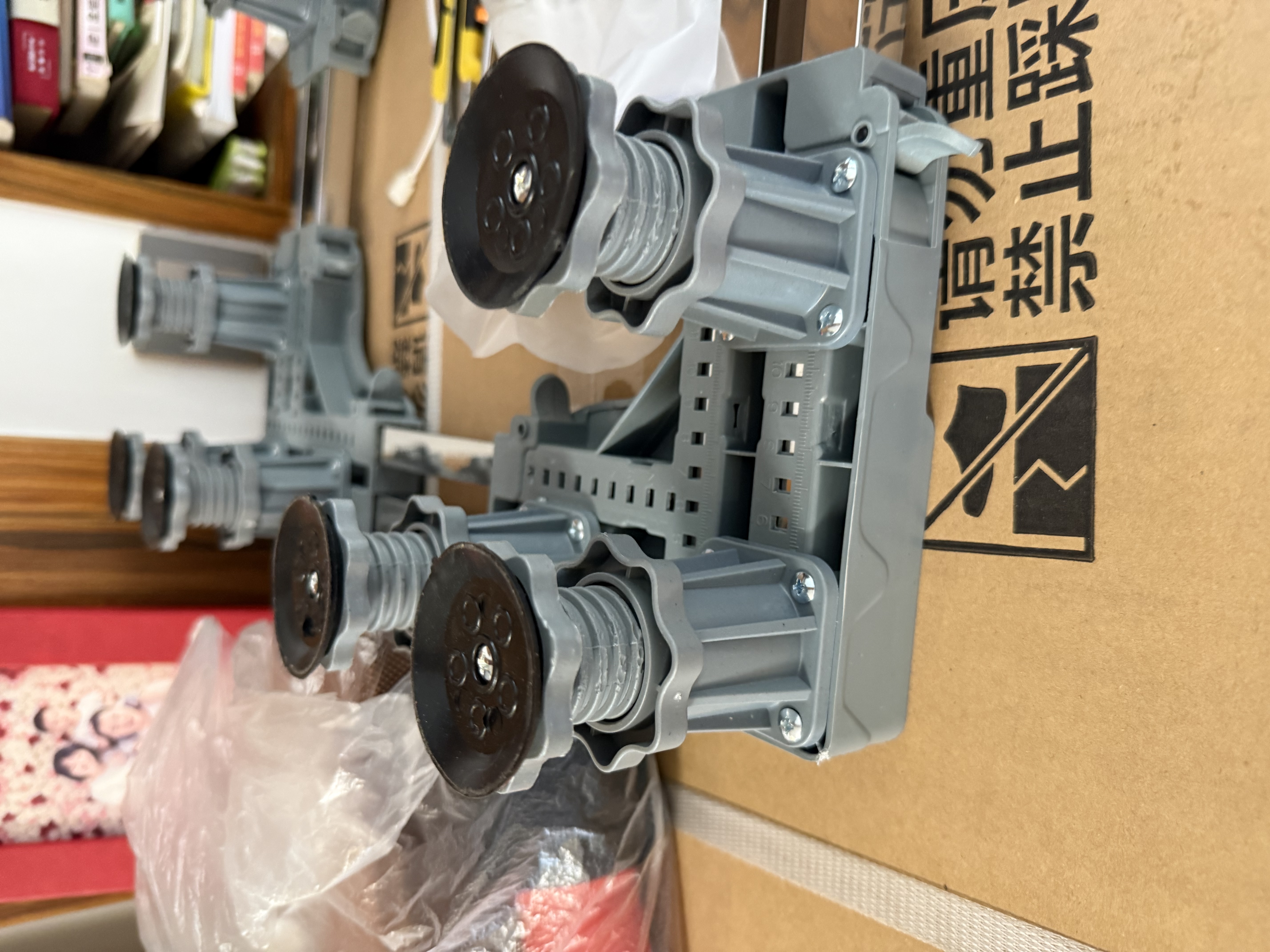宅智多万能型全自动洗衣机防震增高底座减震防滑可移动洗衣机配件底座 双管12脚 实拍图