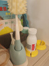 马博士婴儿奶瓶刷吸管刷三合一海绵清洁刷奶瓶奶嘴刷套装带底座 蓝色 实拍图