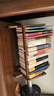 木马人桌面小型书架收纳置物架办公室桌上整理客厅餐桌台面多层摆放简约 【加厚加粗纯竹】茶色42长 实拍图
