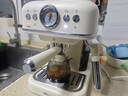 小熊（Bear）小白咖咖啡机 家用小型半自动意式 咖啡胶囊可用冷热双萃20Bar泵压可视压力计可调式奶泡 E12S7 实拍图