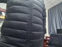 京东京造【air+零压排骨羽绒】轻薄羽绒服男外套冬90鸭绒立领  曜石黑3XL 实拍图