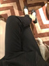 春季新款西装哈伦裤女高腰垂感宽松小脚裤百搭显瘦九分萝卜休闲裤 黑色优质正品【长裤】 L 建议110-120斤 实拍图