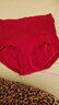 高腰无痕舒适收腹裤蚕丝底裆轻塑裤塑身提臀内裤女 红色 XL 【推荐120-140斤】 实拍图