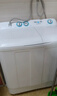 海尔（Haier）半自动双桶双缸洗衣机 12KG大容量  强力去污洗大件 一级能效家电国家补贴以旧换新 XPB120-81D2 实拍图
