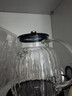 乐扣乐扣 养生壶 煮茶器  煮茶壶办公室家用玻璃花茶壶烧水壶电热水壶电炖壶 蓝色无茶漏 1L 实拍图