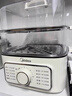 美的（Midea）电蒸锅电煮锅电火锅多功能锅家用电炒锅蒸蛋器蒸包子锅电热锅10.8升三层大容量多用途锅ZGE2323Z02 实拍图