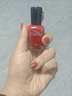 Miss Candy显白健康15ml指甲油免烤快干持久可撕拉经典红色美甲 正红NA003 实拍图