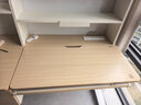 京东京造沐光桌100w护眼大路灯儿童学习桌书桌椅套装升降学生写字桌1.2m棕 实拍图