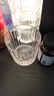 青苹果耐热玻璃咖啡杯300ml6只装 家用玻璃水杯 竖纹茶杯洋酒杯啤酒杯 实拍图
