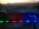 灵蛇（LINGSHE）有线字符发光键盘鼠标 机械手感游戏电竞笔记本台式电脑外设 薄膜键鼠套装 T09 实拍图
