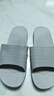 乐拖浴室拖鞋男夏季室内家用洗澡防滑情侣居家居软底简约凉拖鞋女夏天 浅灰色 44-45 (适合43-44的脚穿) 实拍图