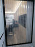 透明亚克力水晶板折叠门推拉门隐形楼梯口厨房免打孔空调隔断移门 下单定制 下单定制 实拍图