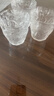 【京东物流】冰川纹玻璃杯时尚潮流ins风果汁杯酒杯水杯 冰川杯250ml4只 实拍图