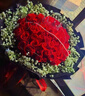 琐拉情人节鲜花速递玫瑰花束求婚生日礼物送女友全国同城花店配送 52朵红玫瑰花束—吾爱 实拍图