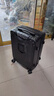 梵地亚行李箱小型登机箱男出差短途女旅行拉杆箱密码皮箱杯架黑色20英寸 实拍图