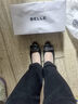 百丽情人节礼物法式小方糖气质平跟鞋女百搭淑女单鞋A6Z1DAQ4 黑色 33 实拍图