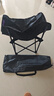 野徒者户外折叠椅露营椅子躺椅便携折叠月亮椅小凳子折叠凳钓鱼凳 【高密承重】曜石黑+收纳袋 出口质量加粗 实拍图